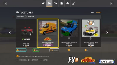 FS19 Mercedes PINDER By BOB51160 v3.0.0.0