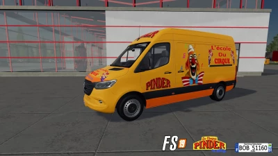 FS19 Mercedes PINDER By BOB51160 v3.0.0.0