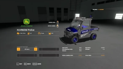 FS19 Police Gator XUV865M V1.0