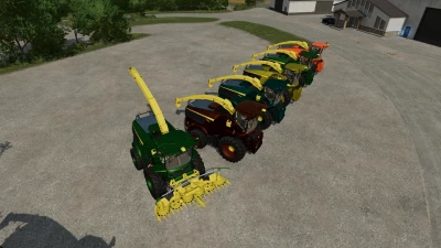 FS22 JD Foreage Harvester Pack v1.0.0.0
