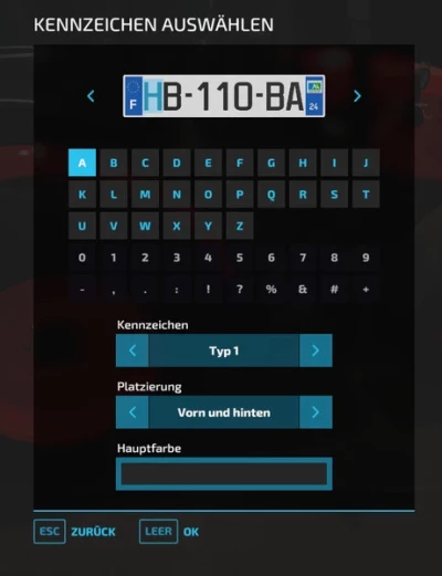 Haut-Beyleron with Licence Plate EU/FR v1.0.0.0