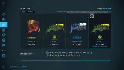 John DEERE Planter 1775NT PLANTERS+SEEDERS v1.0.0.0