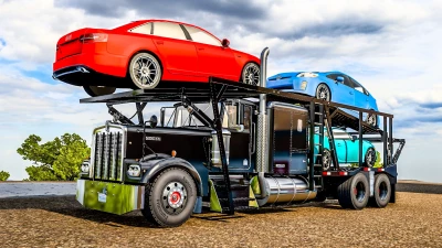 Kenworth w900a Custom Mega Mod  - ATS 1.43