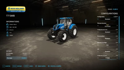 New Holland T7 SWB V1.0.0.0