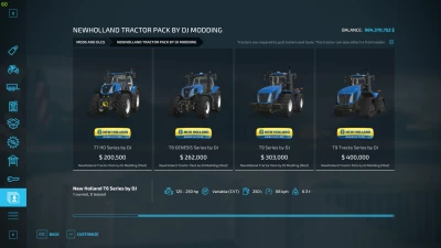 New Holland Tractor Pack by DJ Modding v1.0.0.0