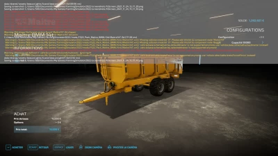 Pack Bennes Maitre V1.0.0.0