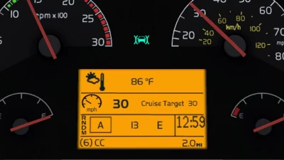 Realistic Volvo VNL Dashboard Computer 1.42