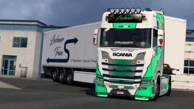 Scania S NG Lechner Combo SkinPack v1.0