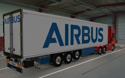 SKIN SCS TRAILER KRONE COOL LINER AIRBUS 1.42