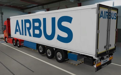 SKIN SCS TRAILER KRONE COOL LINER AIRBUS 1.42