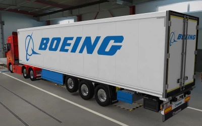 SKIN SCS TRAILER KRONE COOL LINER BOEING 1.42