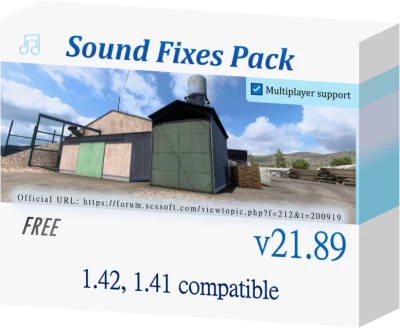 ETS2 Sound Fixes Pack v21.89