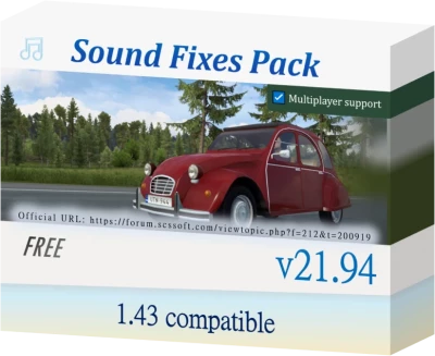 Sound Fixes Pack v21.94 - 1.43 open beta