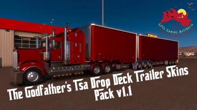 The Godfather's TSA Drop Deck Trailer Skins Pack v1.1