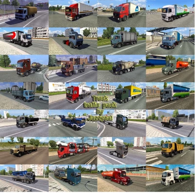 Truck Traffic Pack by Jazzycat v6.1