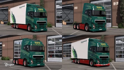 Volvo FH16 2012 KE Palms Akeri AB SkinPack v1.0