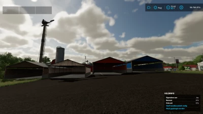 Wooden Open Garage (White, brown, red and blue) v1.0.0.0