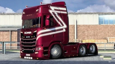 Changeable metallic paintjob for the Scania NG 1.43