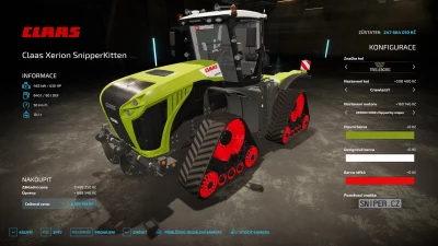 Claas XERION 4000-5000 by SniperKittenCZ v1.2.0.1