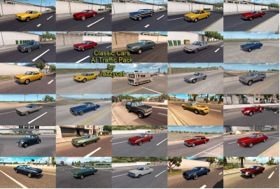 Classic Cars AI Traffic Pack by Jazzycat v6.2