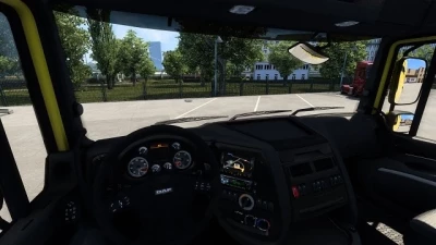 DAF XF 105 Dark interior v1.1