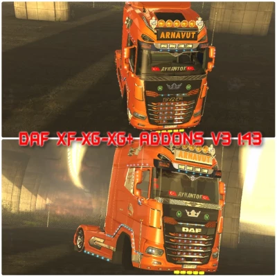 DAF XF/XG/XG+ Addons v3 1.43