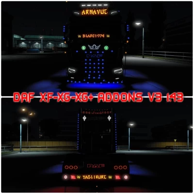 DAF XF/XG/XG+ Addons v3 1.43