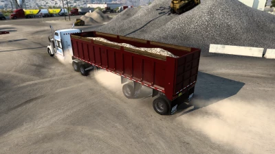 EAST Quad Axle End Dump v1.2 / Reworked for ATS 1.43