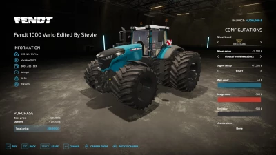 Fendt Vario 1000 By Stevie v1.0.0.0