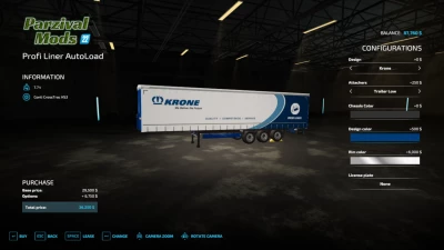 FS22 ProfiLiner Autoload v1.0