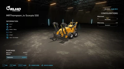 FS22 Thompson Scorpio 550 v1.0.0.0