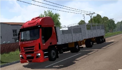 Iveco Cursor 330 Rigid + Trailer 3 Axes Double Astivia Barand 1.42