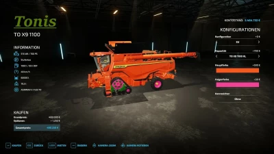 John Deere TO X9 1100 Beta