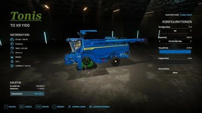 John Deere TO X9 1100 Beta