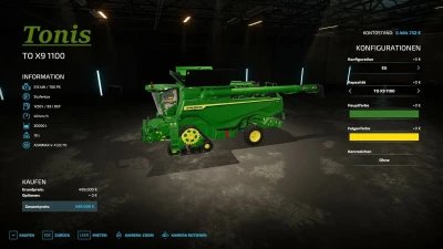 John Deere TO X9 1100 Beta