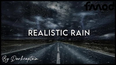 Realistic Rain v4.1.1 ETS2 1.43