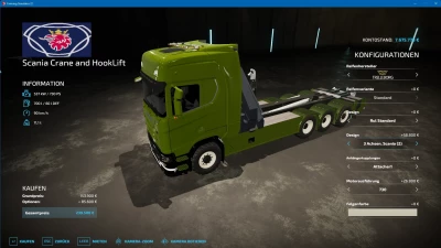Scania S620 HKL Hooklift and Crane Truck v1.0.0.0