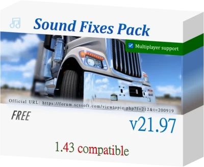 ATS Sound Fixes Pack v21.97