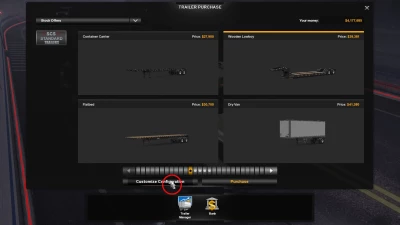 Stacked SCS Lowboy Trailers v1.43.1