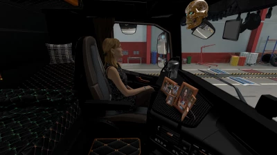 Dark Interior Volvo FH16 2012 v0.9