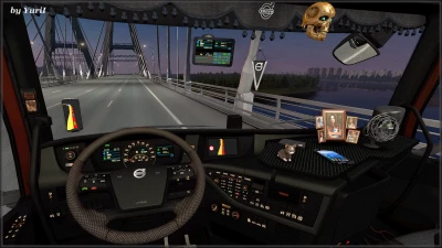Dark Interior Volvo FH16 2012 v0.9