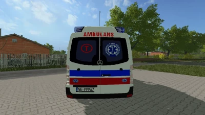 Mercedes Benz Sprinter karetka ,,T'' w kolorze białym v3.0