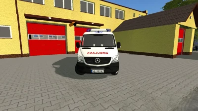 Mercedes Benz Sprinter karetka ,,T'' w kolorze białym v3.0