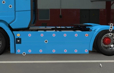 Old-School sideskirts for Scania Next-Gen 1.40