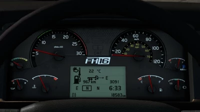 Volvo FH16 2009 HD Gauges 1.40