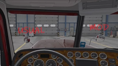 Big hood mirror for Peterbilt 389 1.40