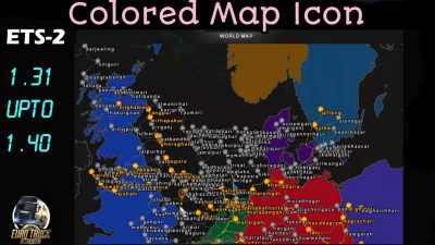 Colored Map Icon 1.40