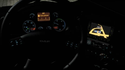 Dark Interior for DAF XF 105 v3.01