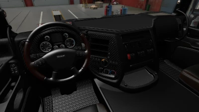 Dark Interior for DAF XF 105 v3.01