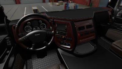 Dark Interior for DAF XF 105 v3.01